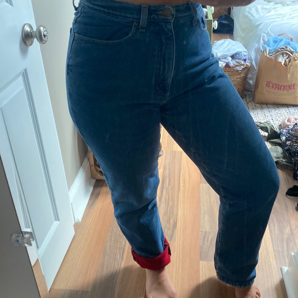 Vintage LL Bean fleece lined jeans